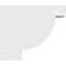 Ekena Millwork Standard Alpine Architectural Grade PVC Rafter Tail, 6"W x 10"H X 12"L RFTP06X10X12ALP - alternate 3